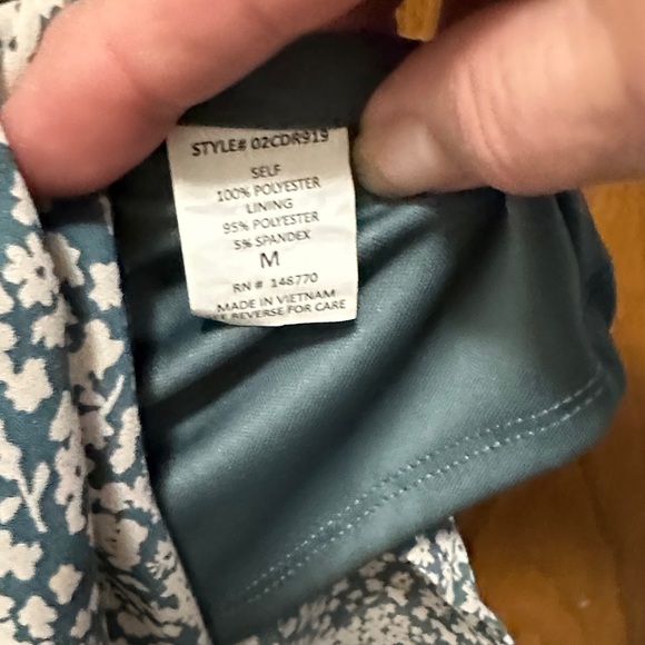 Sienna Sky Green and White Floral Midi Dress - Picture 6 of 7